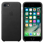 Apple Coque Leather Case iPhone 7 - noir