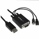 StarTech.com Câble vidéo DisplayPort / VGA avec audio - 2 m 