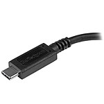 Câble USB StarTech.com Câble USB 3.0 (C) / USB 3.0 (A) Noir MF - 15 cm - Autre vue