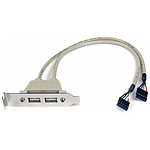 StarTech.com Equerre USB 2.0 (2 ports) - Adaptateur Slot USB