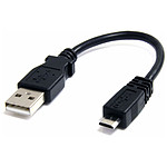 StarTech.com Câble Micro B / USB 2.0 (A) Noir - 15cm