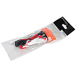 Câble d'alimentation Silverstone Câble 4 SATA / Molex 30 cm - Rouge - Autre vue