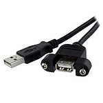 StarTech.com Cable USB 2.0 a montage sur panneau A / A 60cm