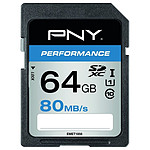 PNY Performance SDXC 64 Go (80Mo/s)