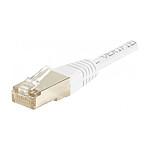 Câble Ethernet RJ45 Cat 6 FTP - 0,5 m (Blanc)