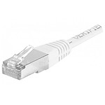  Câble Ethernet RJ45 Cat 6 SSTP  Blanc - 2 m 