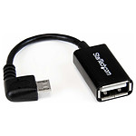 StarTech.com Adaptateur Micro USB coude droit vers USB Host OTG