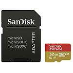 Sandisk Extreme micro SDHC 32 Go (90Mo/s) + adaptateur SD