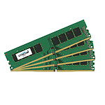 Crucial 64 Go (4 x 16 Go) DDR4 2666 MHz CL19 DR