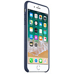 Apple Coque cuir (bleu nuit) - iPhone 8 Plus / 7 Plus