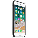 Apple Coque cuir (noir) - iPhone 8 Plus / 7 Plus