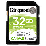 Kingston SDHC 32 Go Canvas Select (80 Mo/s)