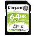 Kingston SDXC 64 Go Canvas Select (80 Mo/s)
