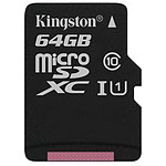 Kingston microSDXC 64 Go Canvas Select (80Mo/s)