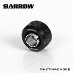BARROW TFHRKN38B - Embout tuyau souple 10x13mm - Noir