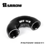 BARROW TSNW1803-V1 - Coude 180° à 3 axes - Noir