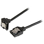 StarTech.com Cable rond SATA vers SATA coude angle droit 30 cm