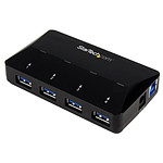 StarTech.com Hub USB 3.0 à 4 ports + port dédié à la charge