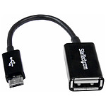 StarTech.com UUSBOTG Adaptateur Micro USB OTG 10 cm - USB A