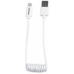 StarTech.com Câble Lightning vers USB spiralé - 30 cm