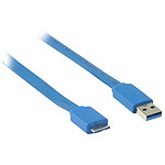 VALUELINE Câble USB 3.0 (A) / micro USB Type B 2 m bleu