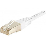 Câble Ethernet RJ45 Cat 6 FTP Blanc - 3 m