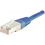 Câble Ethernet RJ45 Cat 5e UTP Bleu - 2 m