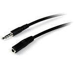 StarTech.com Câble d'extension audio stéréo Slim 3,5 mm