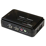StarTech.com Commutateur KVM 2 Ports VGA, USB et Audio