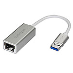 StarTech.com Adaptateur Gigabit Ethernet USB 3.0 - Argent