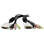 StarTech.com Câble de commutateur KVM DVI-D Dual Link USB