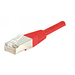 Câble Ethernet RJ45 Cat 6 SSTP Rouge - 0,15 m