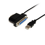 StarTech.com Câble adaptateur USB vers série/parallèle 1s1p