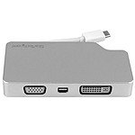 StarTech.com Adaptateur USB Type-C vers VGA/DVI/HDMI ou mini DP