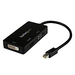 StarTech.com Adaptateur 3-en-1 Mini DP vers VGA / DVI / HDMI