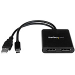 StarTech.com Hub Mini DisplayPort / DisplayPort - 2 ports