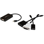Câble DisplayPort StarTech.com Adaptateur mini DisplayPort vers DVI / DP / HDMI - Autre vue