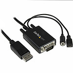 StarTech.com Câble vidéo DisplayPort / VGA avec audio - 3 m
