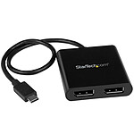 StarTech.com Hub USB Type-C vers 2x DisplayPort multistream