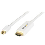 StarTech.com Câble mini DisplayPort / HDMI - 1 m - Blanc