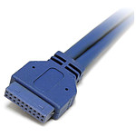 StarTech.com Adaptateur USB 3.0 IDC 20 broches vers plaques à 2 ports USB internes
