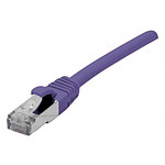 Câble Ethernet RJ45 Cat 6a F/UTP LSOH Violet - 1m