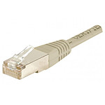 Câble Ethernet RJ45 Cat 6 FTP Gris - 1 m