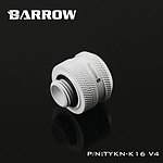 BARROW TYKN-K16 V4 - Embout long pour tube rigide 16 mm - Blanc