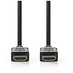 NEDIS Câble HDMI haute vitesse avec Ethernet Noir (1 mètre)