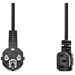 Câble d'alimentation NEDIS Câble d'alimentation coudé pour PC, moniteur et onduleur noir - 10 mètres - Autre vue