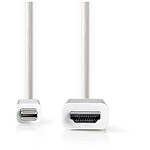 Câble DisplayPort NEDIS Adaptateur Mini DisplayPort - HDMI
