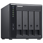 Serveur NAS QNAP TR-004 - Boitier d'extension RAID 4 baies + 2 x Western Digital WD Red Plus 4 To - 256 Mo - Autre vue