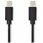 NEDIS Câble Mini DisplayPort mâle/mâle Noir (2 mètres)