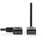 NEDIS Câble Mini HDMI mâle / HDMI mâle haute vitesse avec Ethernet Noir (1.5 mètre)